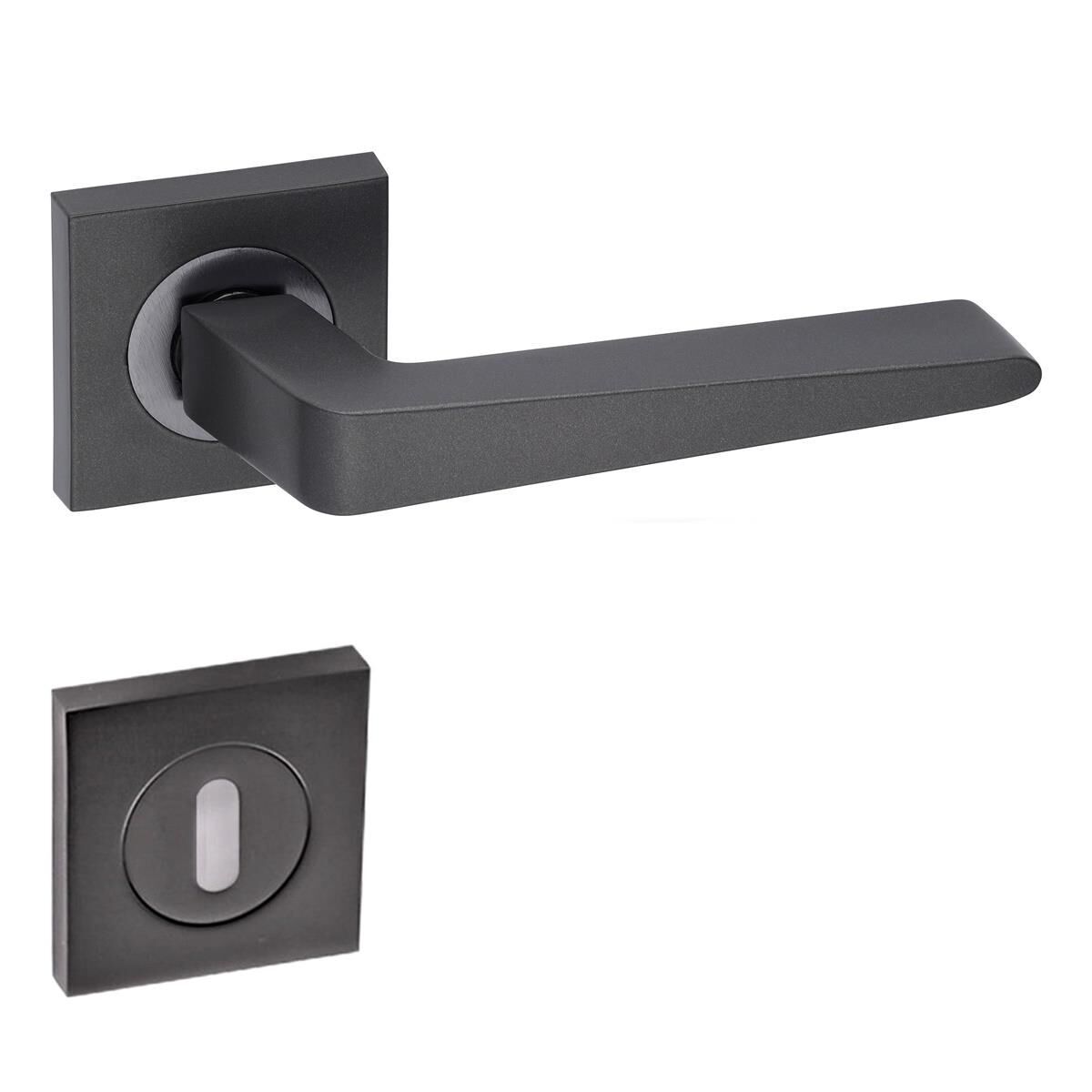 ARPAT PORTO SİYAH İTALYAN KARE ROZETLİ ALÜMİNYUM