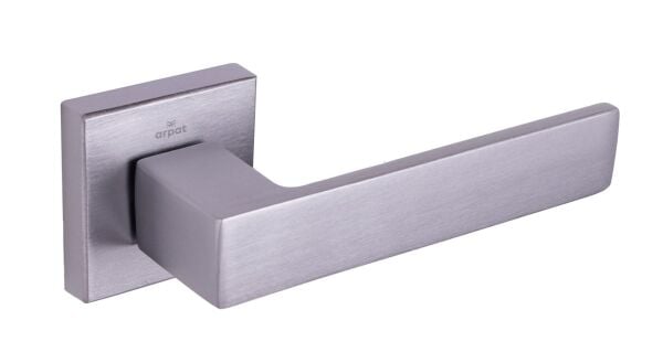ARPAT VEGA MAT KROM İTALYAN KARE ROZETLİ ALÜMİNYUM WC KAPI KOLU