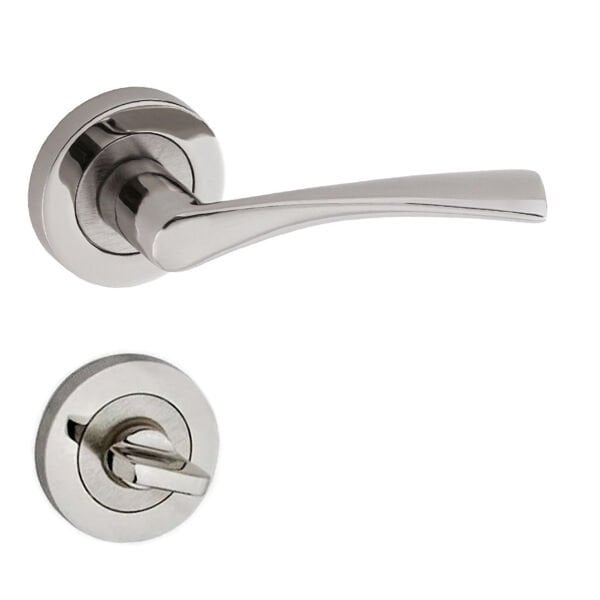 TRUVA  NİKEL SATEN ROZETLİ  WC KOLU