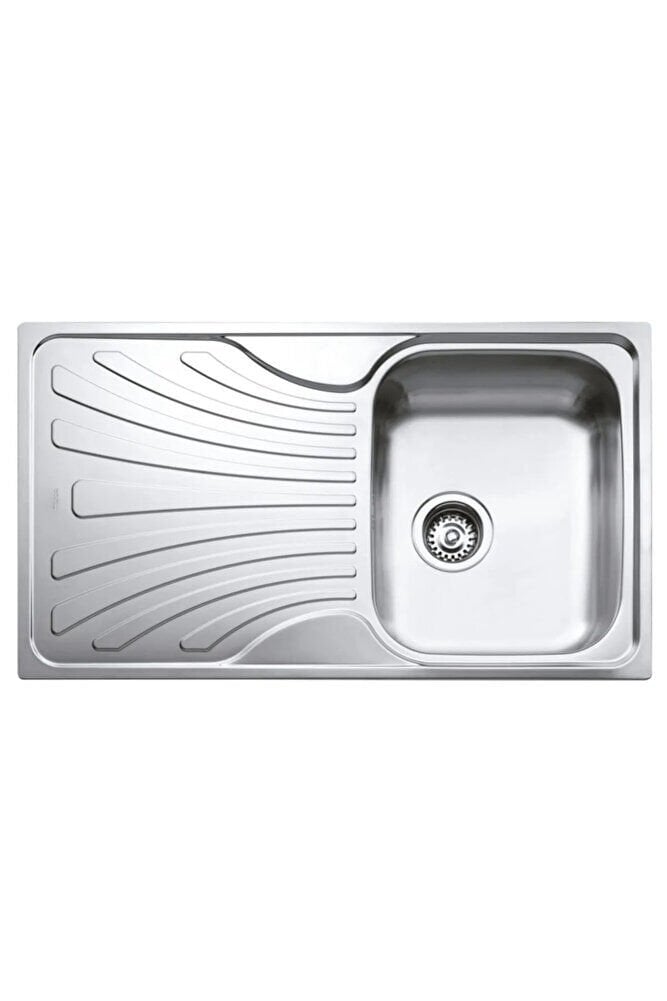 NERİSSA 50 B MİKROKETEN SAĞ DAMLALIKLI PASLANMAZ ÇELİK MUTFAK EVYESİ