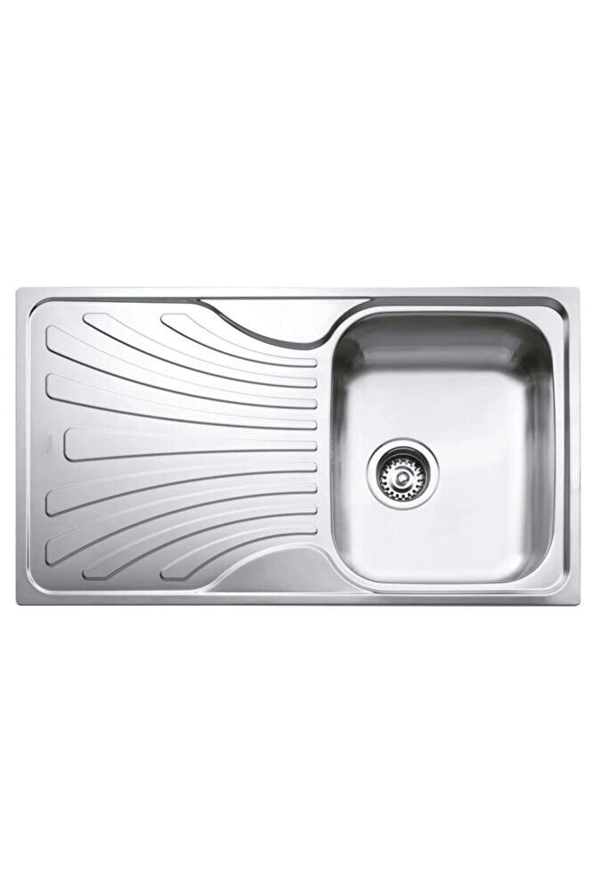 NERİSSA 50 B MİKROKETEN SAĞ DAMLALIKLI PASLANMAZ ÇELİK MUTFAK EVYESİ