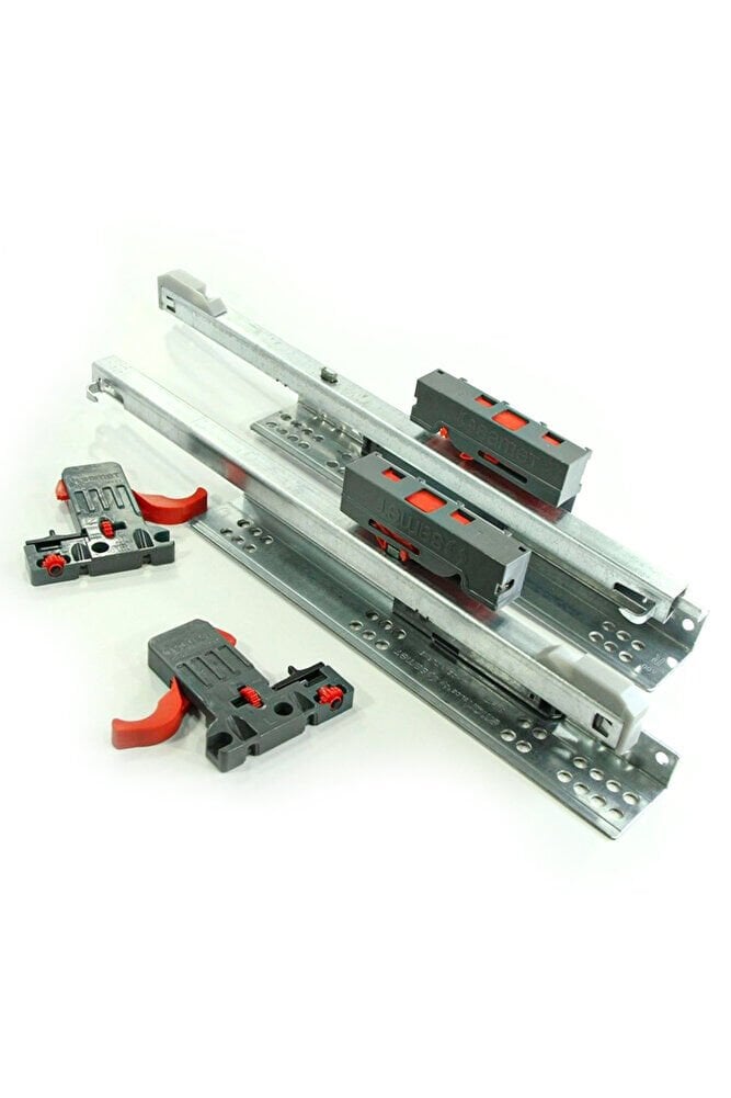 SLİDE PUSH OPEN 55 CM TAM AÇILIM ÇEKMECE RAY MANDAL DAHİL