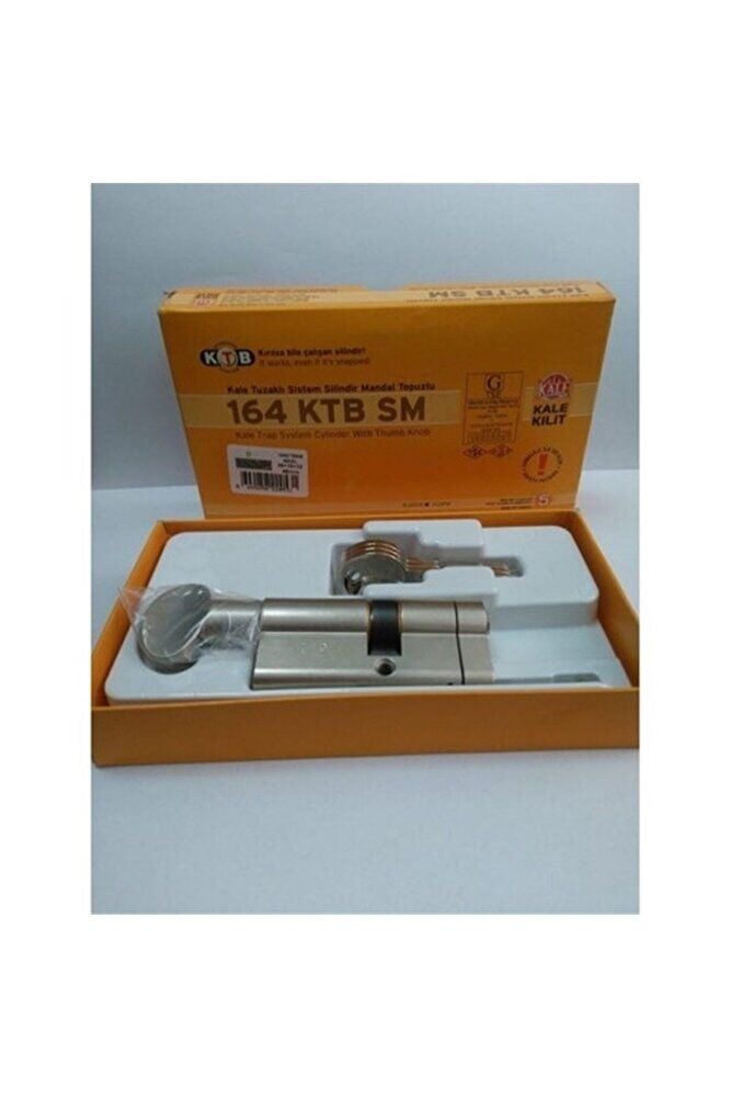 164 Ktb Sm Tuzaklı Sistem Çelik Pimli Mandallı Silindir - Nikel