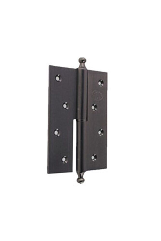 Doğanlar Lüks 14 Cm Okka Misketli Kapı Menteşesi Antrasit Sağ