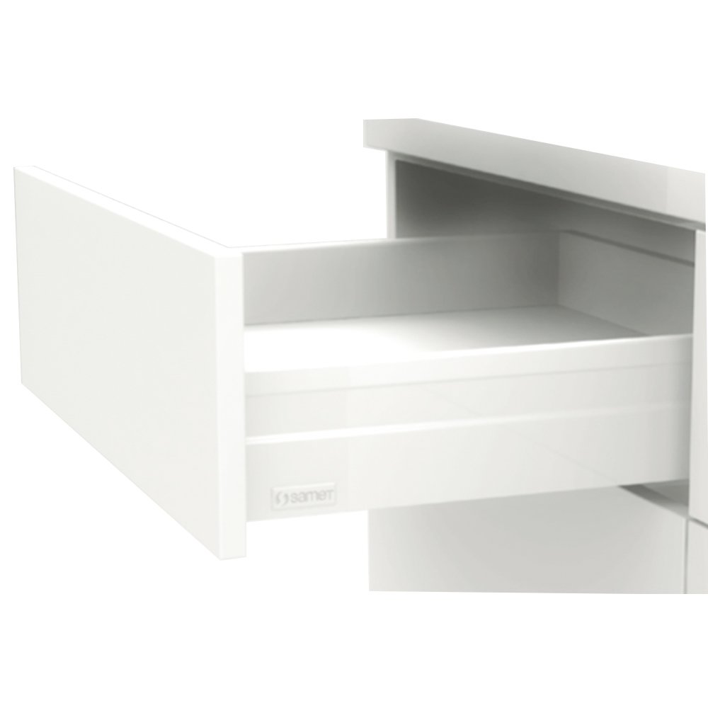 SAMET ALPHABOX 55 CM FRENLİ YANAKLI RAY GRİ 18 MM