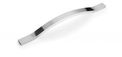 Afra 224 mm Arda Çizgili Krom Kulp
