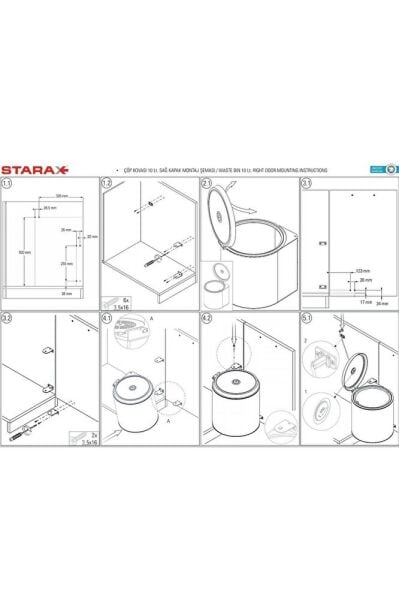 S-2251 STARAX ÇÖP KOVASI 10LT