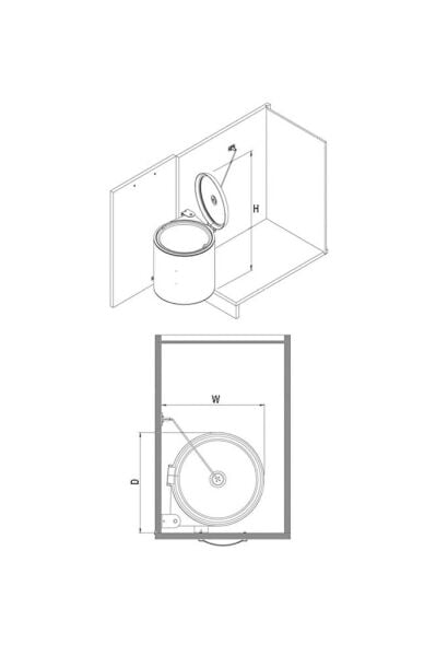 S-2251 STARAX ÇÖP KOVASI 10LT