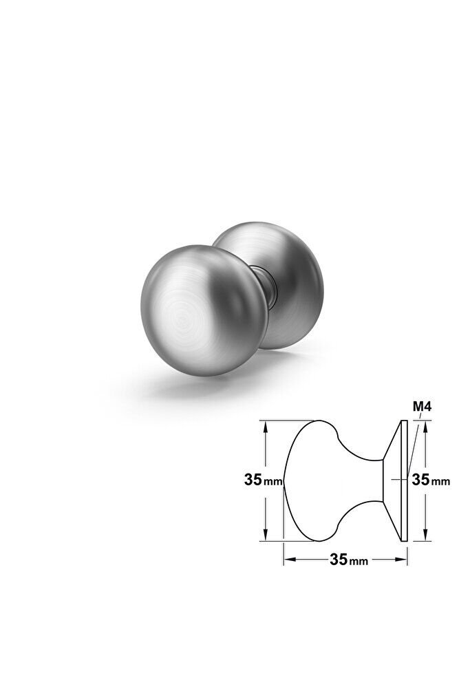 ERKUL 283 ARAS DÜĞME KULP inox