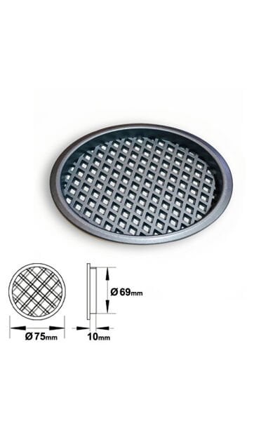 PLASTİK MENFEZ 70 LİK GRİ