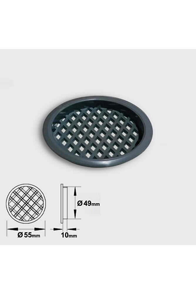 PLASTİK MENFEZ 50 LİK GRİ