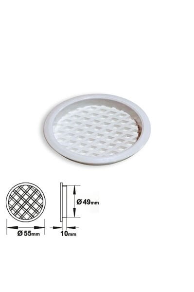 PLASTİK MENFEZ 50 LİK BEYAZ