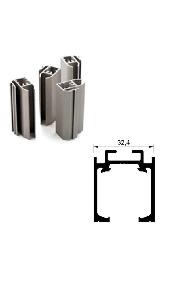 Alüminyum Üst Ray Mat Eloksal 2 Metre
