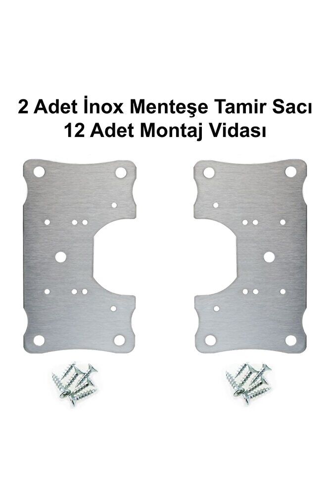 MENTEŞE TAMİR SACI İNOX ( 2 ADET )