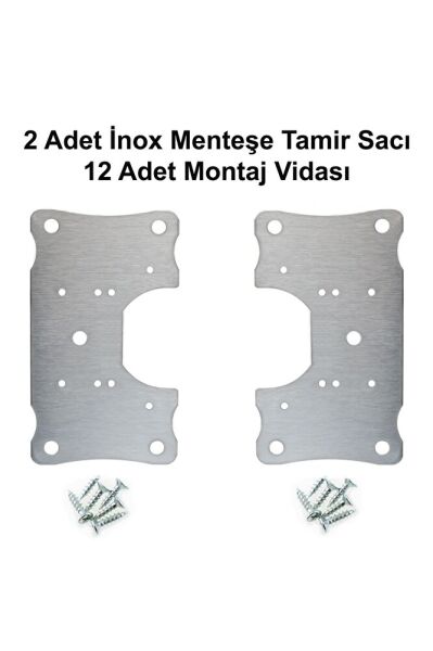MENTEŞE TAMİR SACI İNOX ( 2 ADET )