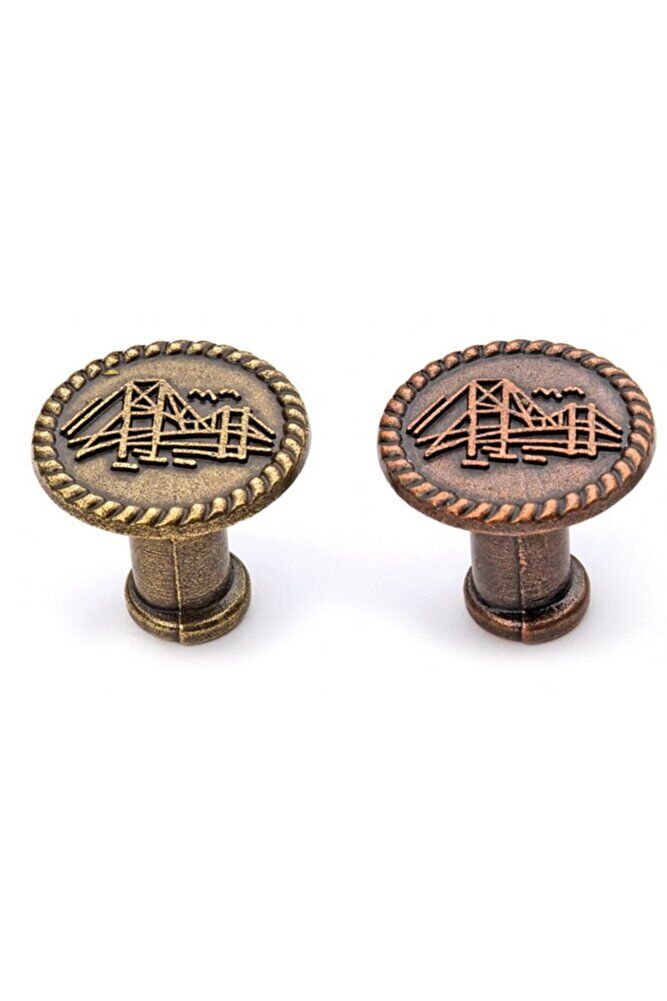 Boğaziçi Düğme Kulp Antik Bakır