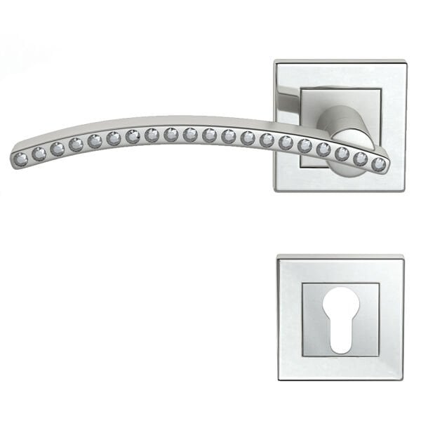 CONDI 503KT SATEN KROM ROZETLI KAPI KOLU