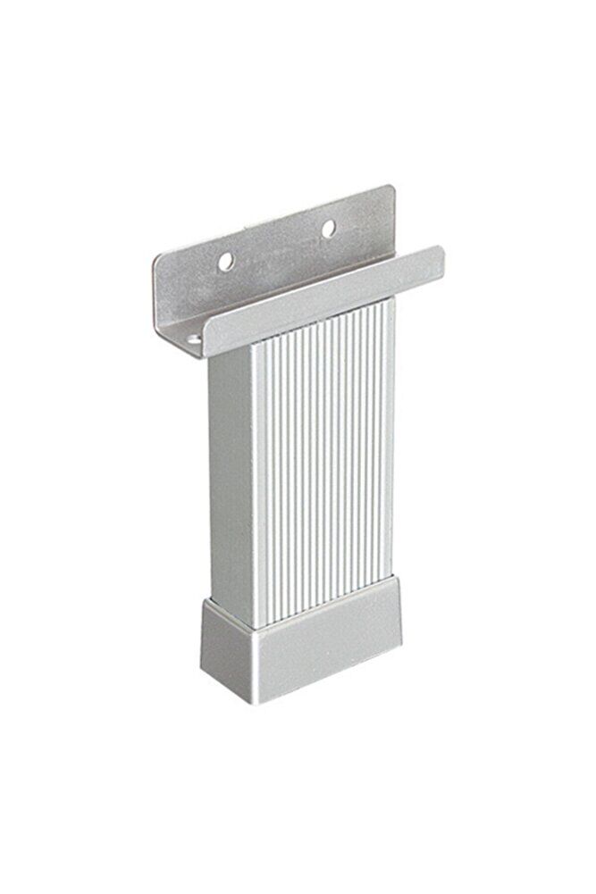 EROĞLU 20X45  ALÜMİNYUM U ÇİZGİLİ AYAK MATKROM mat krom - 8 CM