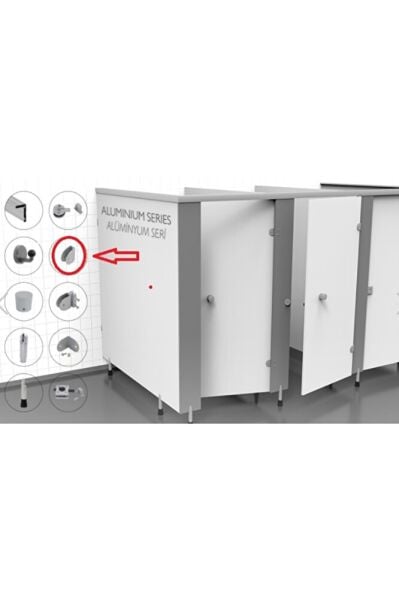 Kabin U Bağlantı Elemanı 13mm Metalik