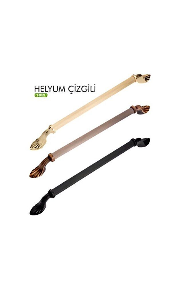 HELYUM ÇIZGILI A.GÜMÜŞ ALÜMINYUM MOBILYA KULBU 160 MM
