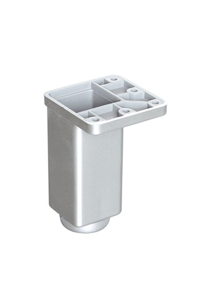 Eroğlu 42x42 Plastik Yuvarlak Ayak Matkrom Mat Krom 5 cm