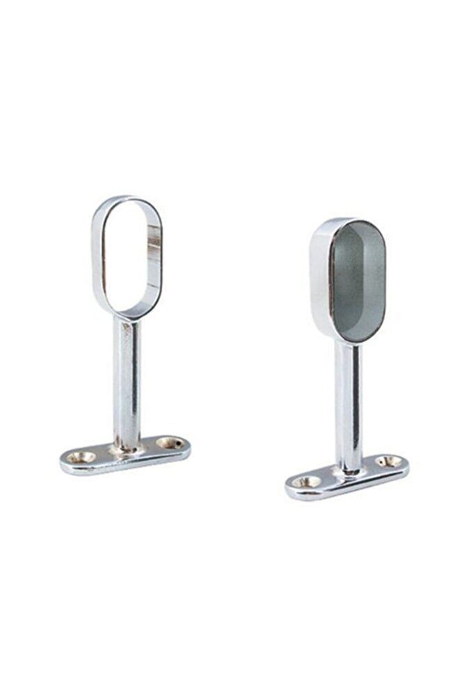 Oval Ayaklı Flanş Açık Krom 15x29