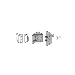 BLUM ZSF.340E.M1 ST/6 TDBX ANTARO ALÇAK KÖŞE ÇEKMECE ÖN BAĞLANTI SETİ GRİ
