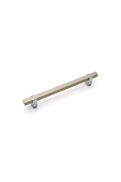 765-224 mm Krom Beyaz Mobilya Kulp