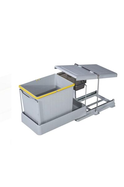 New Dolap İçi Çöp Kutusu Raylı 16 Litre Yeni