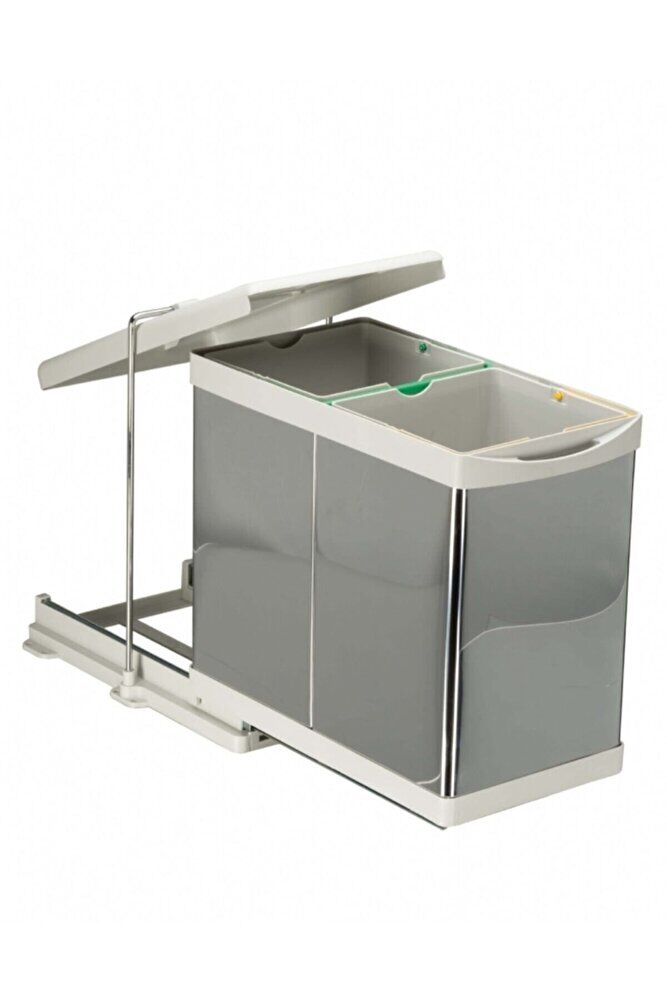 Steely 21200 Raylı Dolap Içi Çöp Kovası 14 14 Lt (28 LT)
