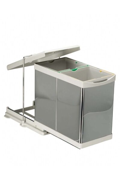 Steely 21200 Raylı Dolap Içi Çöp Kovası 14 14 Lt (28 LT)