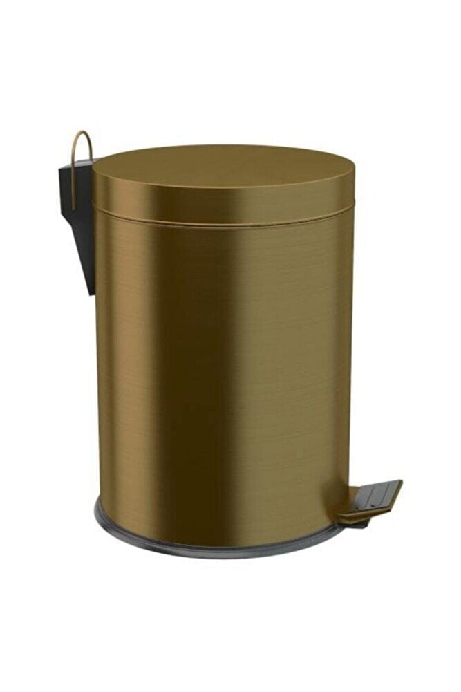 Paslanmaz Çelik 5lt Çöp Kovası Antik