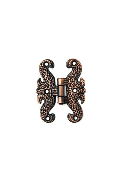 Kelebek Menteşe Küçük Antik Sarı 40 Mm ( 2 Adet )