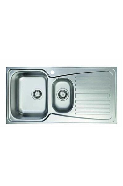 - INFANT 60 - Ankastre Sağ Damlalıklı Eviye - Paslanmaz Çelik - 100 cm - 40109787