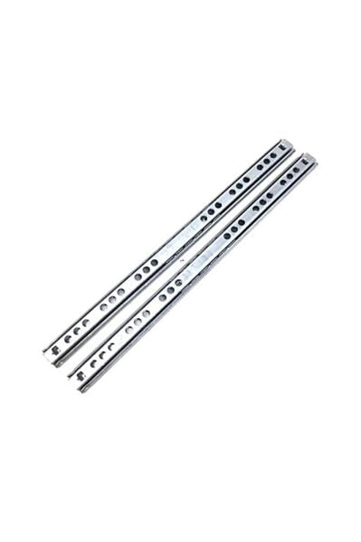 YENİLER 17 MM 45 CM İNCE BİLYALI ÇEKMECE RAYI