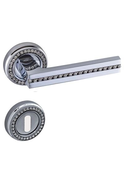 Sedef Krom Rozetli Kapı Kolu Rozetli Oda (TK)