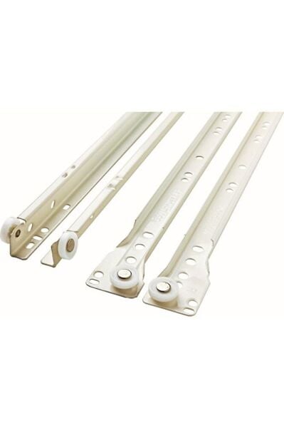 Standart Çekmece Kızağı Dolap Çekmece Rayı Beyaz 60cm 1 Takım (y-çk-60ps)