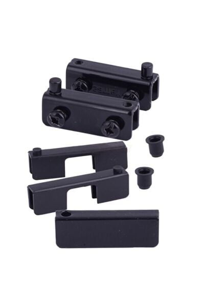 U Tipi Deliksiz Cam Menteşesi Siyah