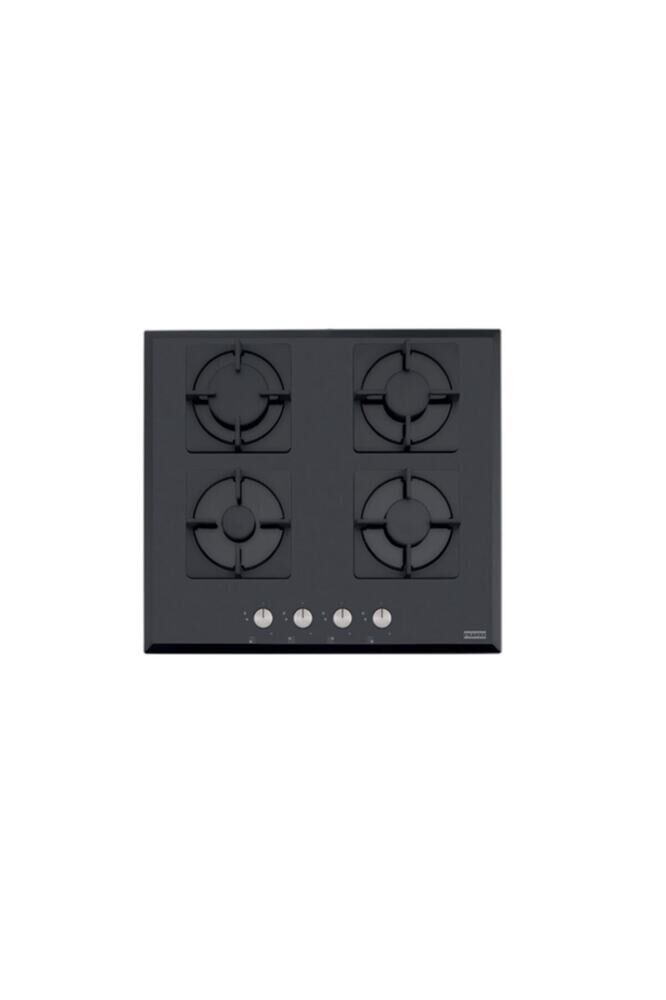 New Square Fhns 604 4g Bk C Black Glass Ankastre Cam Ocak