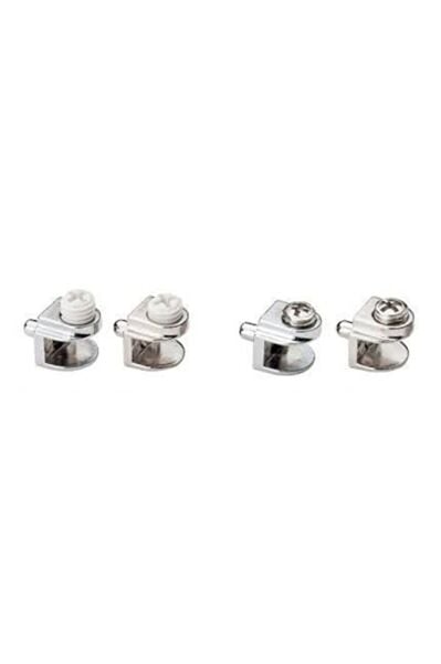 Cam Raf Tutucu Pimli Nikel 5 mm Metal Vidalı