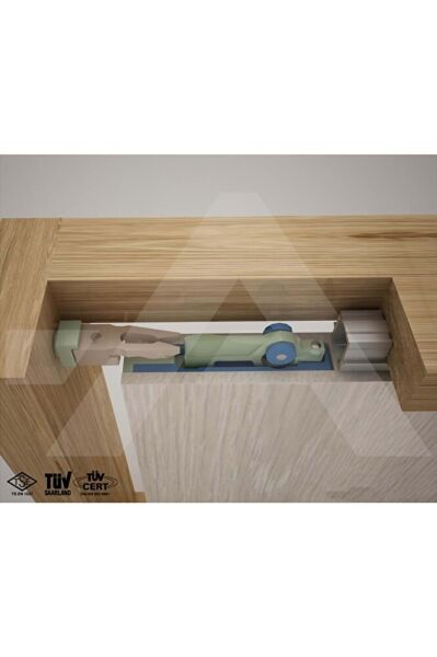 15 Kg Ayarlı Içten Kayan Sürme Ahşap Kapak Sistemi