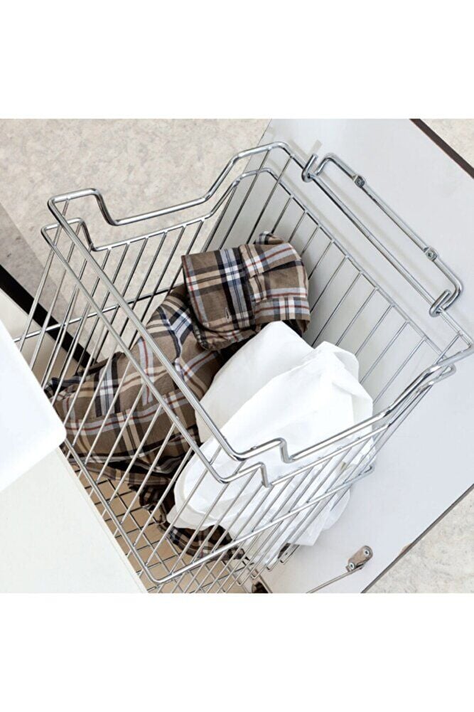 Askılı Uzun Çamaşır Sepeti Modül 50 cm