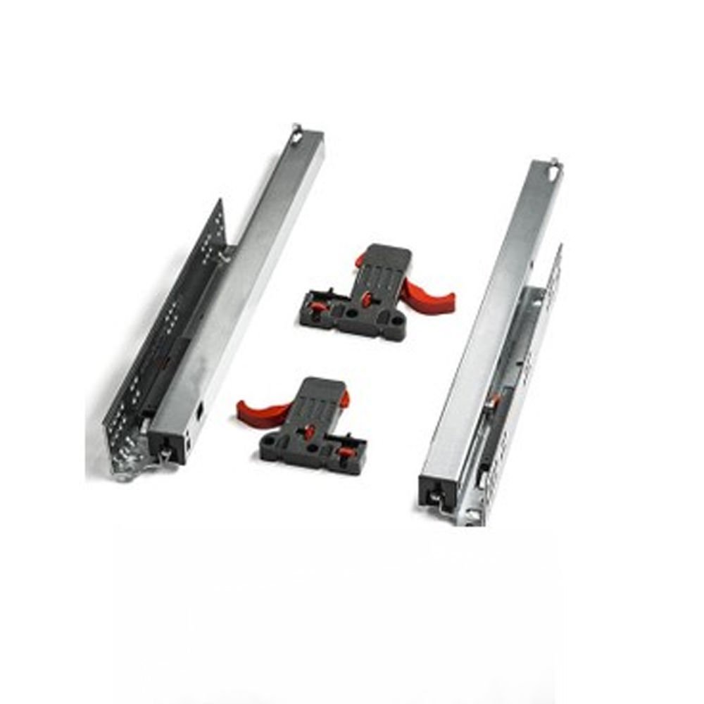 SAMET PUSH OPEN 45 CM TAM ÇİFT AÇILIM ÇEKMECE RAYI MANDAL DAHİL