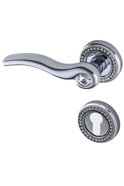 Doğanlar Dilek Krom Rozetli Kapı Kolu Rozetli Yale Sol (adet)