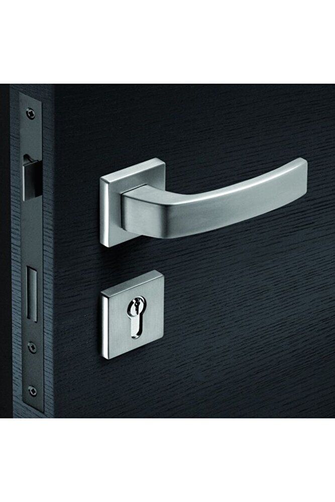 ÇEBİ 513 CHİ KAPI KOLU KARE ROZETLİ ROZETLİ YALE SAĞ (ADET) - inox