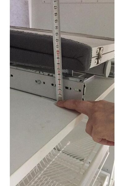 Çağdaş Modeno Ütü Masası Dolap Içi Katlanır Ütü Masası Tandem Frenli