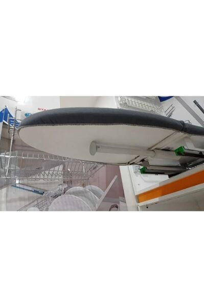 Çağdaş Modeno Ütü Masası Dolap Içi Katlanır Ütü Masası Tandem Frenli