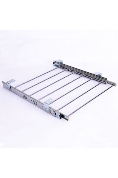 Tavan Bağlantılı Raylı Krom Borulu Pantolonluk 70 CM