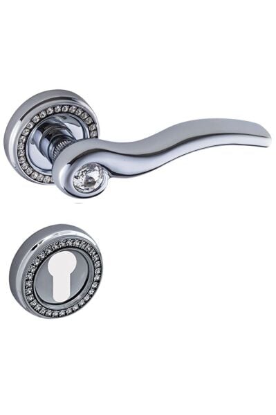 DOĞANLAR DİLEK KROM ROZETLİ YALE KAPI KOLU