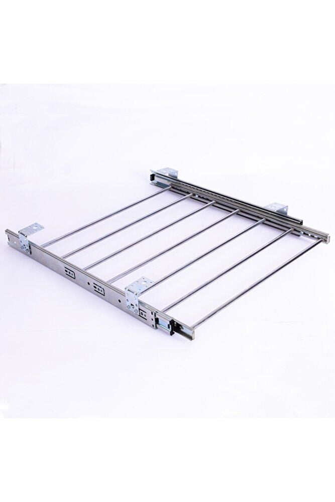 Tavan Bağlantılı Raylı Krom Borulu Pantolonluk 90 CM